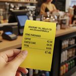 Bright Yellow Thermal Till Rolls – Pack of 20 Unopened Rolls – BPA-Free, Smudge-Proof Receipt Paper  www.DiscountTillRolls.ie