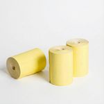 Image of yellow credit card rolls supplied by Discount Till Rolls