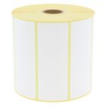 Zebra 800264-155 compatible direct thermal labels, 102x38mm size, 1790 labels per roll with permanent adhesive from TillRolls.ie