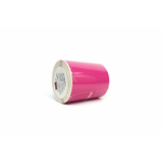 Pink Zebra thermal label roll 102mm x 152mm with 25mm core on white background