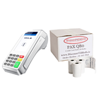 PAX Q80 Credit Card Visa Rolls (50 Roll Box) Extra Long