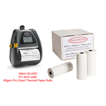 Zebra QLn420 Direct Thermal Paper Rolls (20 Rolls)