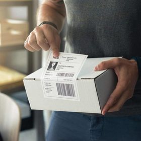 102x152mm Zebra Shipping D/T Labels | Courier Shipping Labels | 300 LPR  (Box of 1)