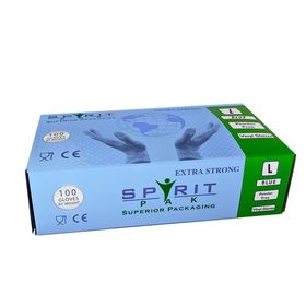 Spirit Powder Free Blue Vinyl Glove Large 10x100 (1000)