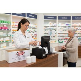 80x80 80GSM Long Life 10 Year Thermal Till Rolls (20 Roll Box)