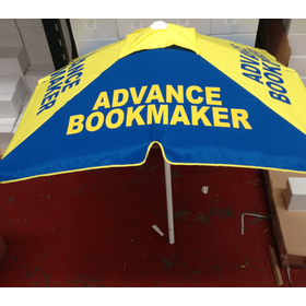 Rails Bookmakers Square Umbrella Blue/Yellow