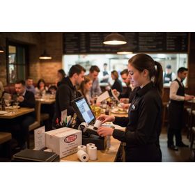 57x30mm Credit Card Till Rolls (50 Roll Box)