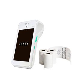 DOJO Go credit card terminal printing a receipt using BPA-free 57x40mm till roll