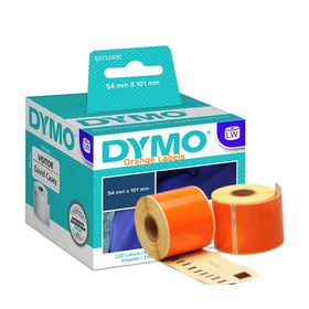 Dymo 99014 Orange Shipping Labels 54x101mm (1 Roll - 220 Labels)