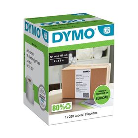 Dymo S0904980 compatible labels – direct thermal 104x159mm for LabelWriter 4XL printers
