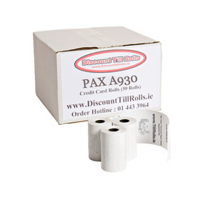 PAX A920 Credit Card Rolls (50 Roll Box)