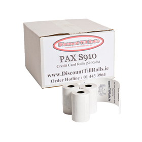 PAX S910 Credit Card Machine Rolls (50 Roll Box)