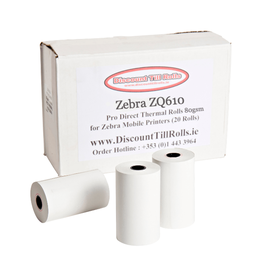 Zebra QLn320 Direct Thermal Rolls 80GSM - 75.4x46mm | 3003070