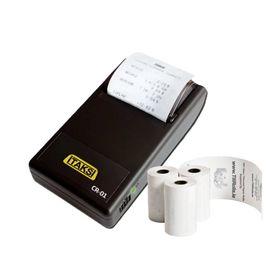 Alberen CR01 thermal taxi receipt rolls (50 rolls per box) for clear, smudge-proof receipts.