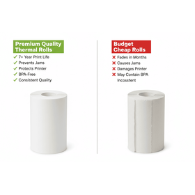 80x40mm Thermal Paper Till Rolls