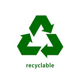 Recyclable and eco-friendly certification for white catering napkins