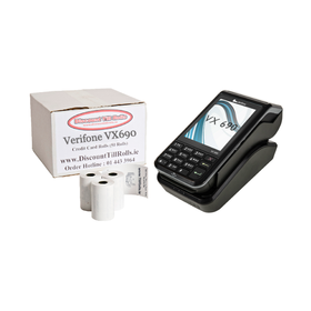 Verifone VX670 Credit Card Machine Paper Rolls (50 Roll Box)
