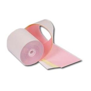 3 PlyWhite, Yellow Pink paper rolls