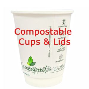 Compostable Cups & Lids TillRolls.ie