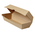 "#13 corrugated clam shell hot dog box, eco-friendly and compostable for sustainable takeaway packaging. Eco-friendly #13 clam shell hot dog box securely holding food, ensuring safe delivery and reducing environmental impact."#13 corrugated clam shell hot dog boxes in a takeaway shop, perfect for hot dogs, sandwiches, and snacks