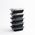 32oz Black PP Base & Lid Microwavable Container