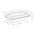 32oz Black PP Base & Lid Microwavable Container