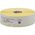 A roll of Zebra Zebra 3007208-T compatible labels laying on its side.
