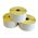 Zebra 3007207 compatible direct thermal labels, 25x76mm, 930 labels per roll with perforation for easy tear-off.