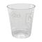 Stackable plastic shot glasses 30x40, space-saving design for easy storage in bars and kitchens.Disposable plastic shot glasses filled with colorful cocktails, ideal for safe, stylish drink service