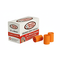 A BRANDED box of 57x4omm orange coreless credit card rolls and terminal from Discount Till Rolls