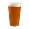 Customer holding flexible CE marked plastic pint glass at outdoor event, showcasing safe drink service