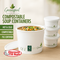 White Greenspirit Compostable Soup Containers  show case www.TillRolls.ie