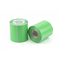 Two green Zebra thermal label rolls 102mm x 152mm showing upright and side view, 2500 labels per roll with 25mm core