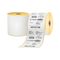 Zebra-compatible 102x152mm direct thermal shipping labels roll, 475 labels per roll, ideal for desktop printers like LP 2844 and GC420t
